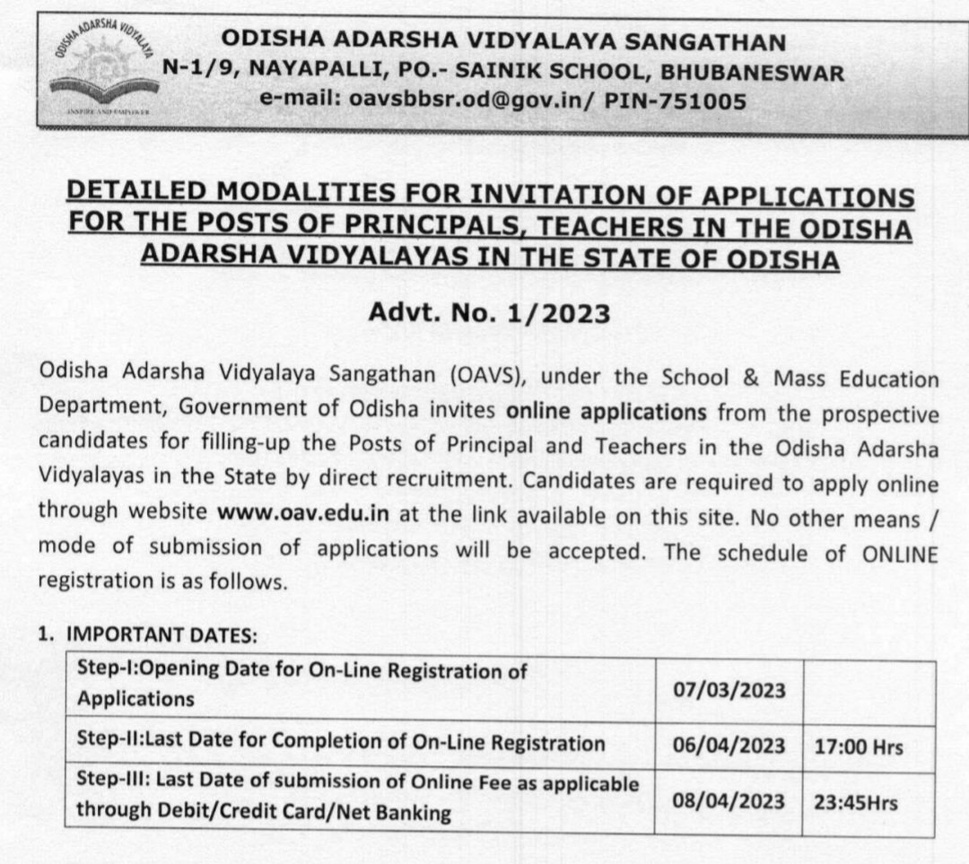 chinmaysir_cm's tweet photo. @OAVS_Official Dear Sir
@MoSarkar5T PLEASE Allow B.Ed. final year students &amp; OTET,OSSTET,CTET appearing students in the recent OAVS recruitment. Please give this opportunity to freshers. They deserve this and will be greatful. 🙏 @samirdash01 @CMO_Odisha @dpradhanbjp https://t.co/plCClfSStM