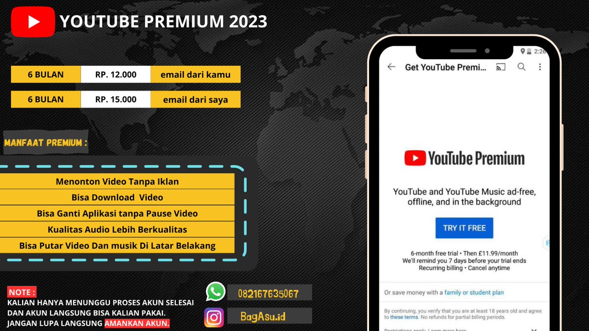 PROMONYA JURAGAN.
YouTube Premium 6 Bulan :
Email Dari Kamu : 12k
Email Dari Aku : 15k

WA: api.whatsapp.com/send?phone=628…

#Spekta3DekadeANTV
#마치_천국의_캐럿랜드
24K
#Come_into_CARATLAND
28K
Kaos Metal Keren
Mitologi Indonesia
Baju Hammersonic
MINGYU POTONG RAMBUT
#HappyBirthdaySUGA