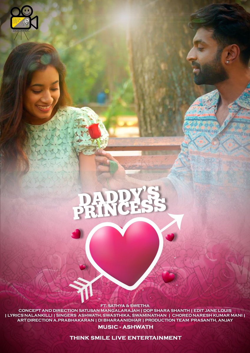 Happy to launch the song
youtube.com/watch?v=Y75WT-…
#Daddy'sPrincess #FIR  #tamilsong  #independentsong  #tamilalbumsong  #tamilindependentmusic  #indiesong  #albumsong  #trending  #trendingreels  #trendingshorts  #SwethaVenugopal #sathya  #SK #sivakarthikeyan  #RemoSivaKarthikeyan