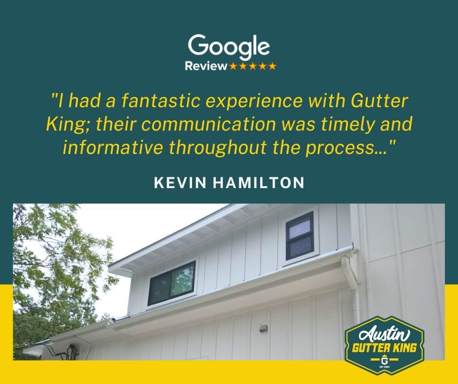 ATXGutterKing's tweet image. 💙 We love to brag! Thank you Kevin for the great review. Kevin see that we take time to install gutters correctly and with the highest cutters on the market.
Call☎️(512) 270-2445
See all our amazing reviews  bit.ly/3ZgThUu
💙