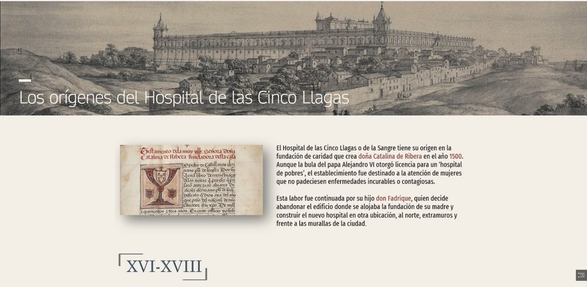 La web oficial del Parlamento de Andalucía ha inaugurado la exposición virtual ‘El Hospital de las Cinco Llagas’.

A través de documentos, fotografías y testimonios, recoge la historia de la sede actual de la Cámara Autonómica.
parlamentodeandalucia.es/webdinamica/po…