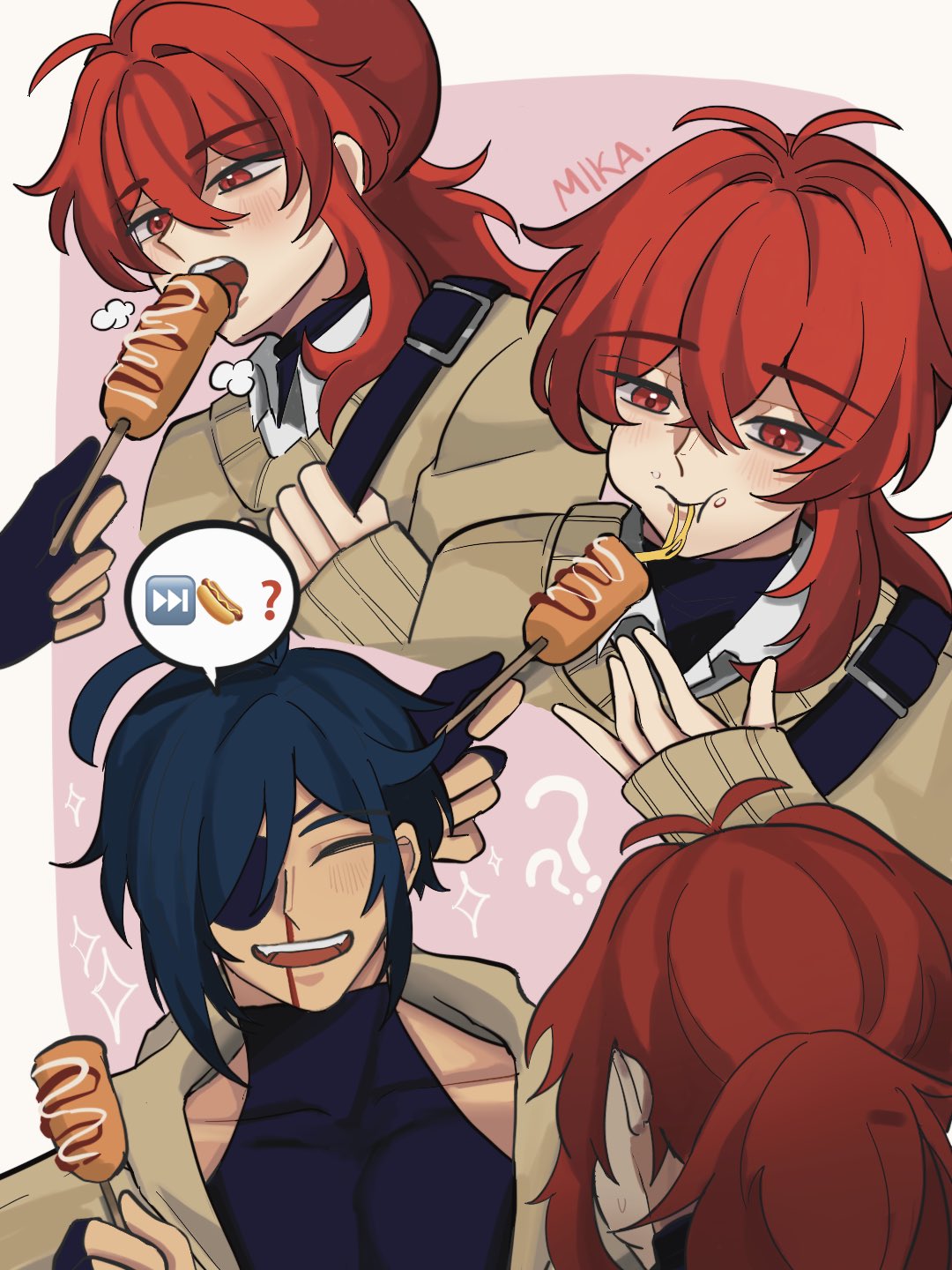 Mika cf16 PO, email sent📌 on Twitter " ️🔥 on a da— kaeya what the