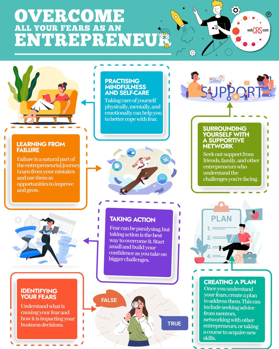 webcrs's tweet photo. Overcome all your fears as an Entrepreneur.
#Entrepreneur #Entrepreneurship #entrepreneurlife https://t.co/YnPsyKR8kQ