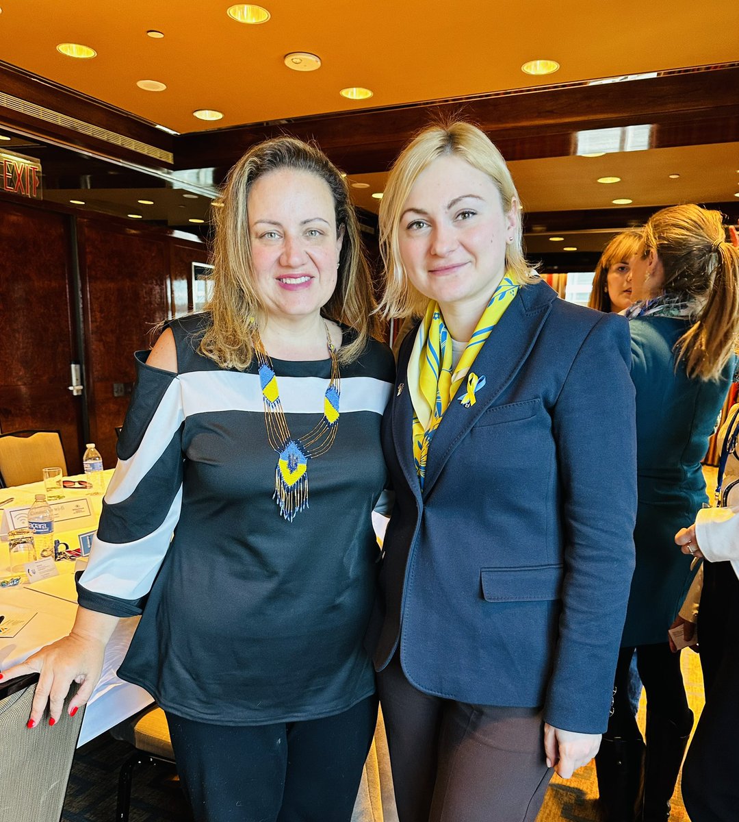 kravchukev's tweet photo. Our #CWS67 delegation met my dear friend Kat Fotovat from the @StateGWI and her team. Was proud to share the advanced achievements of #Ukraine in the field of #digitalisation. Hoping for the 🇺🇸 support for our projects aimed at strengthening the economic independence of 🇺🇦 women! https://t.co/4Ly5TfcMHZ