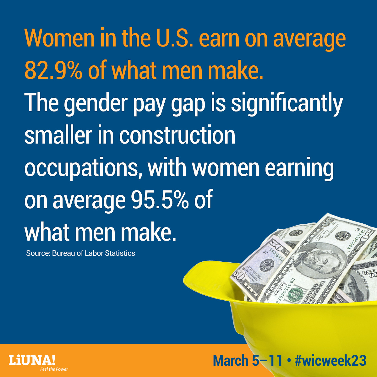 LIUNA's tweet photo. It's Women in #construction week!  Did you know?...

 #WICWeek23 #WICWeek #WHM #WomensHistoryMonth https://t.co/OVhttlhbvO