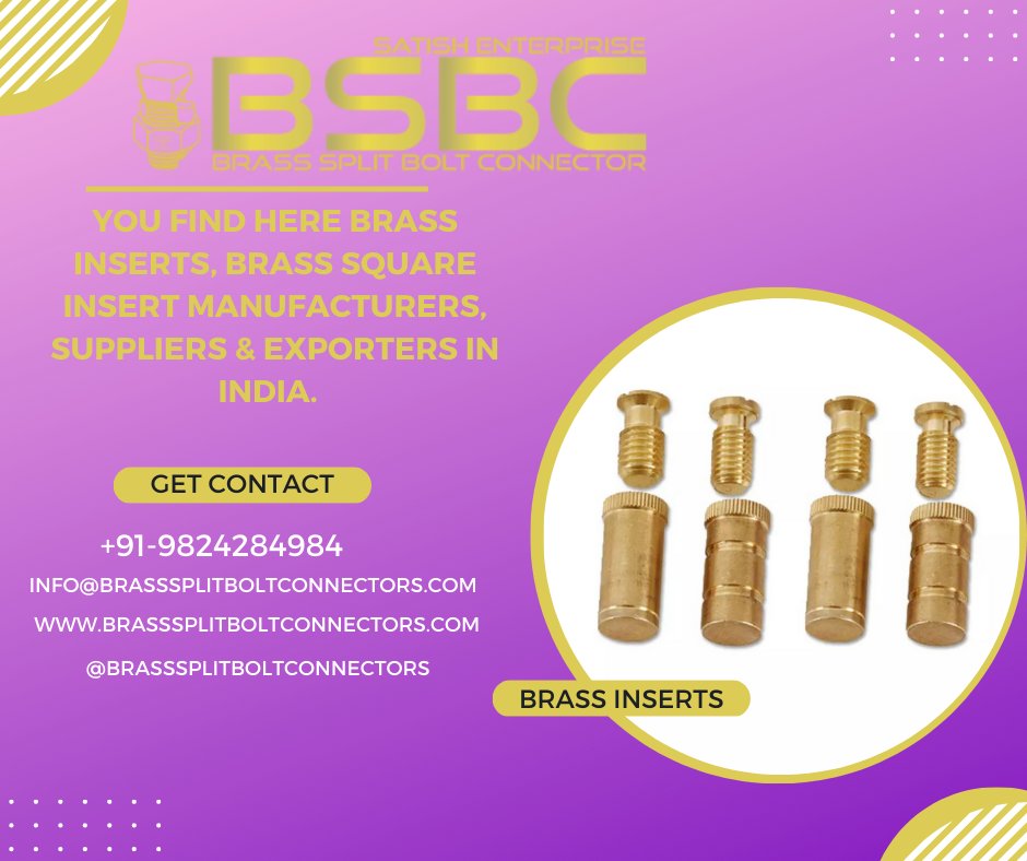 brasssplitbolt1's tweet photo. For #inquiry contact me.
#call: +91-9825606168 | 9824284984
#email Info@brasssplitboltconnectors.com
#website:https://t.co/9vh5BZZJNk
#exports #material #brass #copper #Manufactuer #exportersindia #brasssexporter #brassinsterts
#brassanchors #copperrods #exportersindia #brassnut https://t.co/WJdXRB4lr8