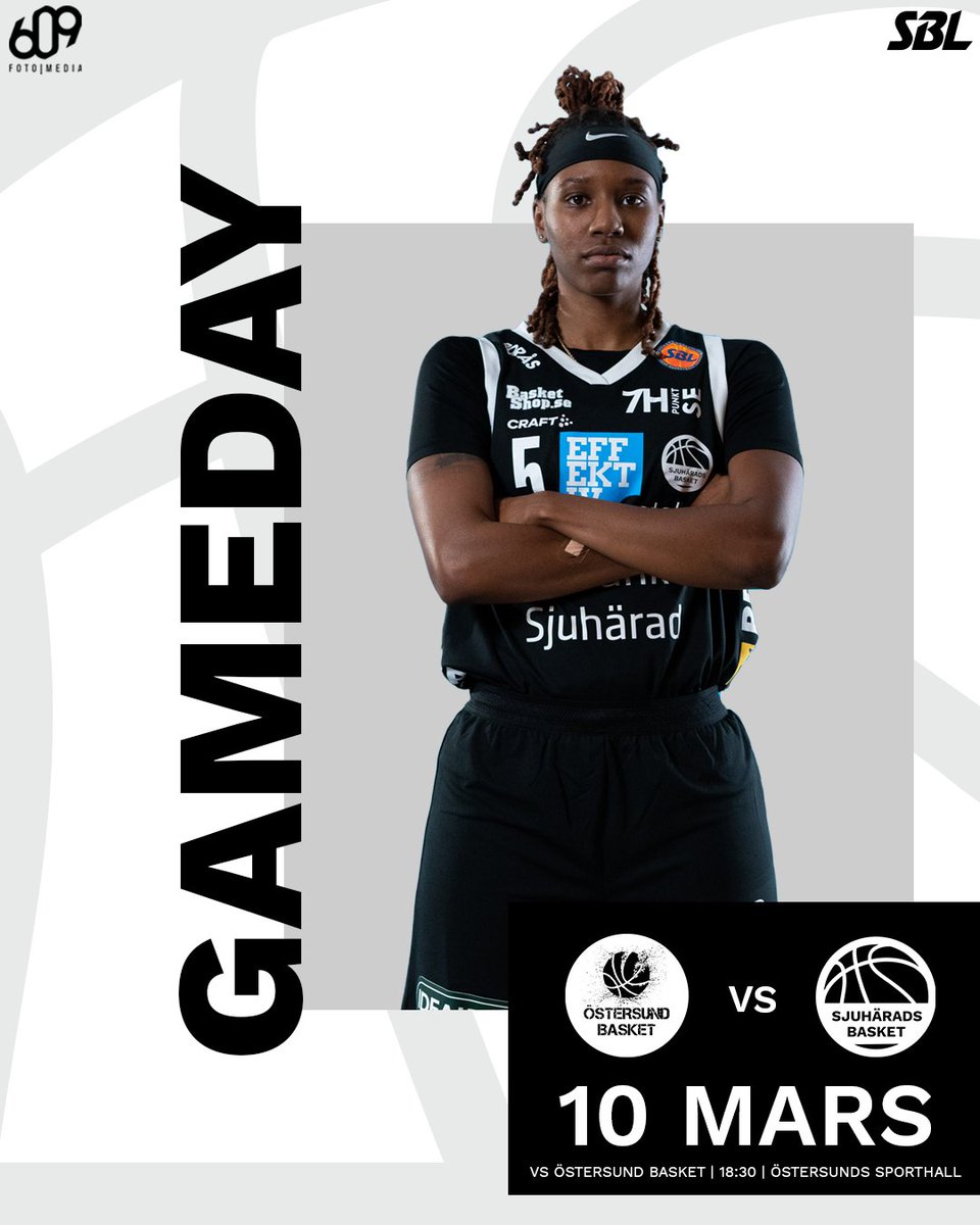 Uppkast 18:30 ikväll mot <a href="/OstersundBasket/">Östersund Basket</a>! Du följer väl matchen hemifrån på sbldamplay.se? 🙌

🏆 SBL Dam
🏀 Östersund Basket - Sjuhärads Basket
🏟 Östersunds Sporthall
🗓 10 mars, 18:30
📺 sbldamplay.se

#sjuhäradsbasket #sbldam #basketse