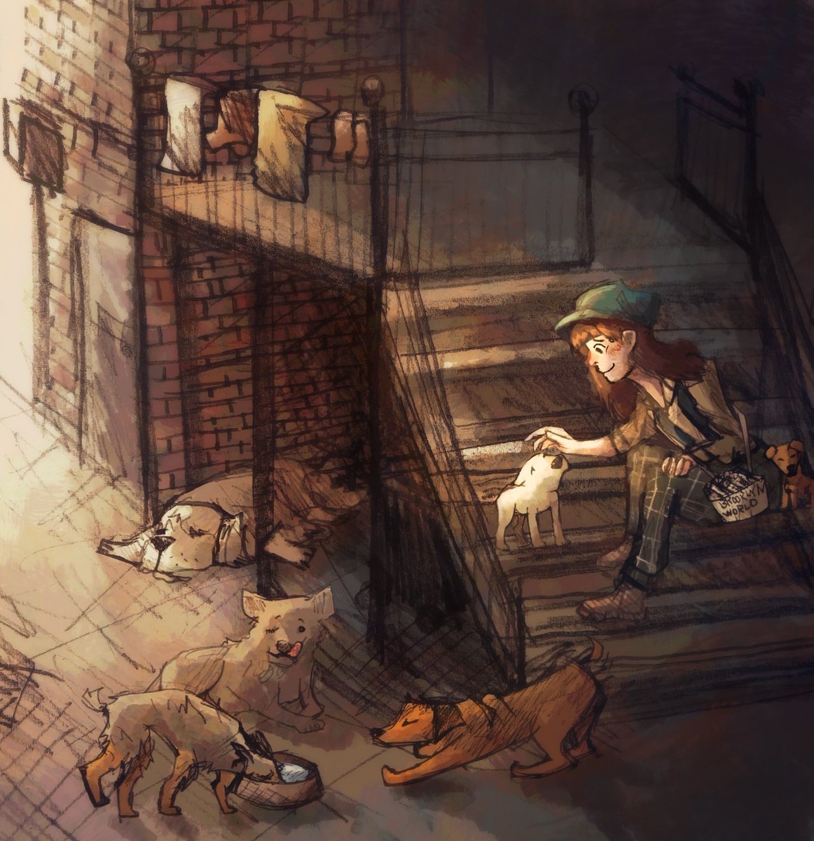 INTRODUCING: FANSIE FRIDAY!🗞️

This is a bi-weekly edition celebrating YOU. First up we have this incredible fan art by <a href="/chimeofthecomet/">pip</a> - imagining the story behind <a href="/Immiebaileyx/">Imogen Bailey</a> character.
How incredible is this front-page worthy piece?!