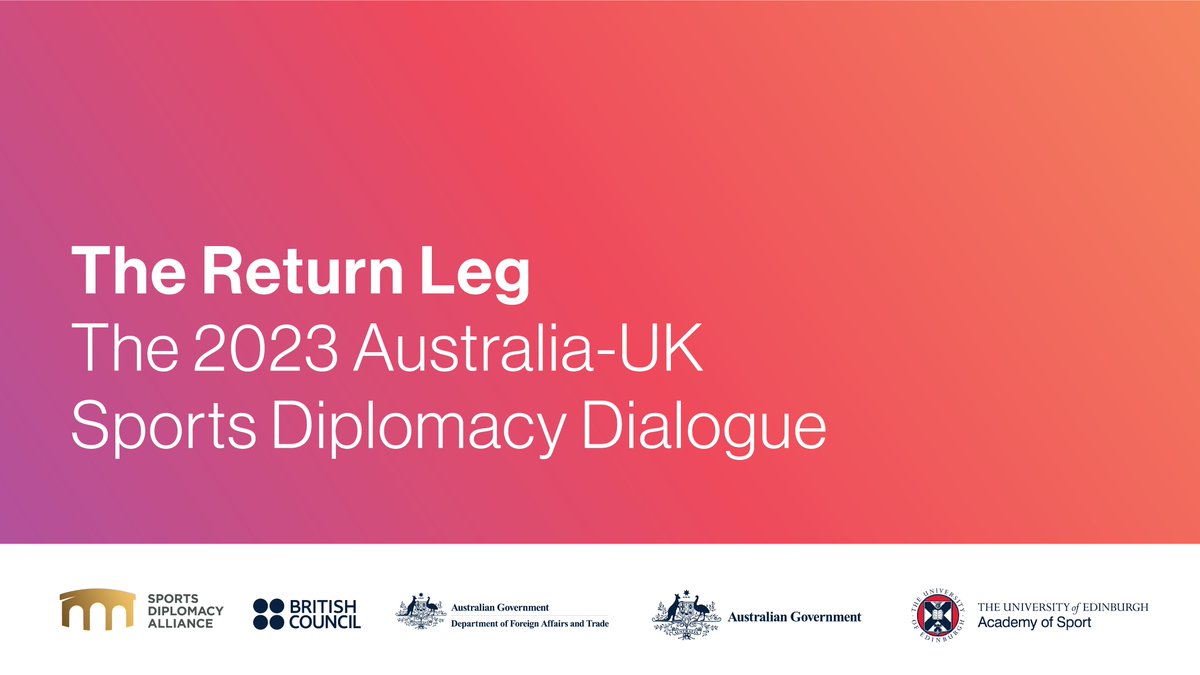 ⚽🌍 Kick off! 
We're attending the Aus - UK Sports Diplomacy Dialogue to discuss all things culture, collaboration, and sport. Here in Wales we know the powerful uniting role that sport can play in creating better relations and opportunities world-wide
buff.ly/3yvPXtj