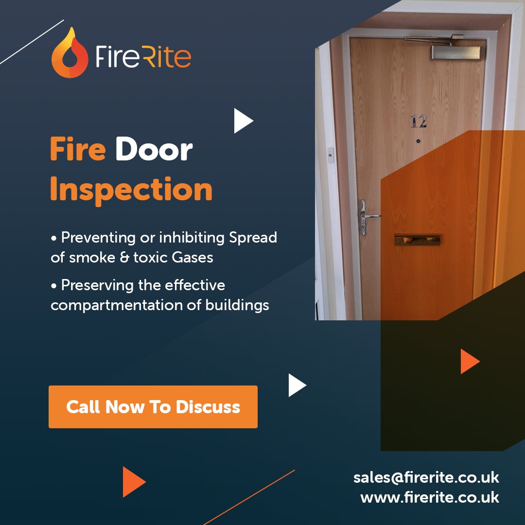 Fire door inspection has an important part to play in fire safety. Please contact our team now if you have any questions or need help around this. 

firerite.co.uk 

#firedoorinspection #firedoors #firesafety