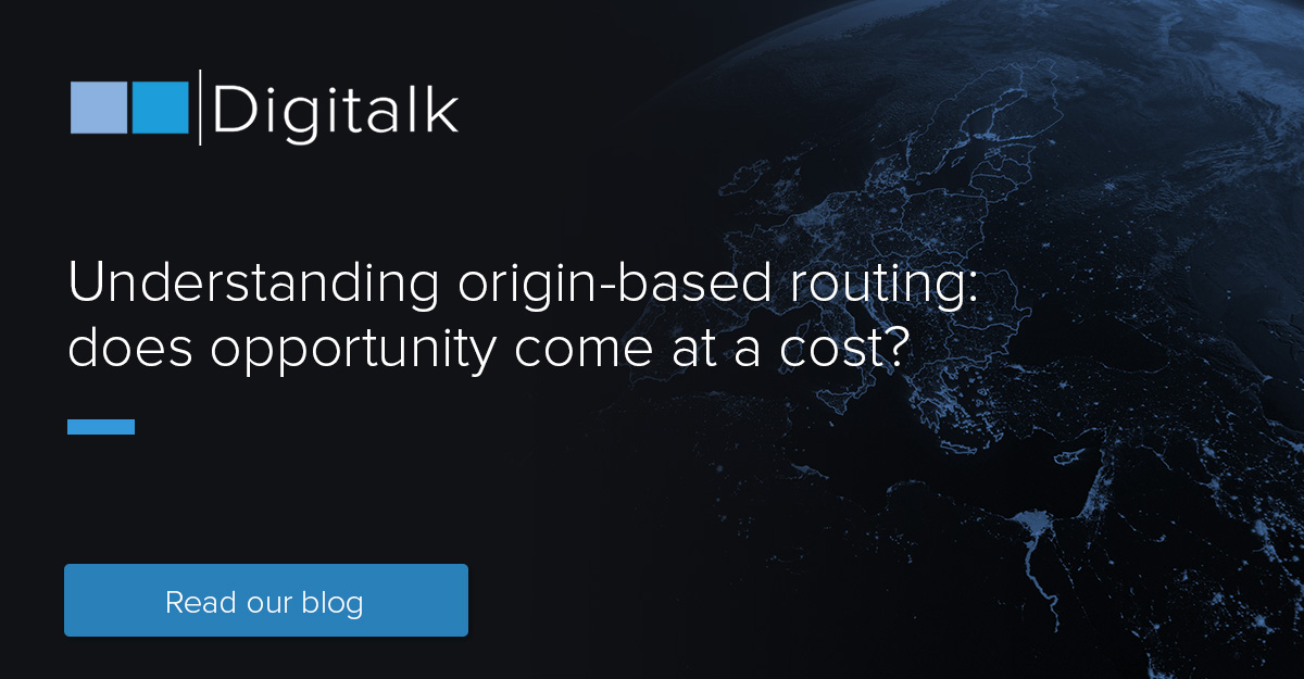 digitalknews's tweet image. The topic of origin-based routing is getting increasing attention in the telecoms industry. In this three-part blog series, we’ll look at why that’s the case and what steps you should be taking to address it. Read part one: bit.ly/3YCSA72

#OBR #originbasedrouting