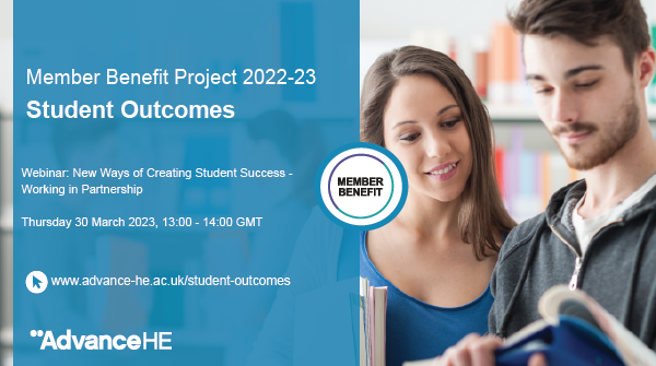 AdvanceHE's tweet photo. As part of our Student Outcomes #MemberProject, we will host a webinar on 30 March on cultivating student success beyond the classroom. Find out more and book your place here: https://t.co/nKxFBXAS9d https://t.co/rvkQJ5kib4