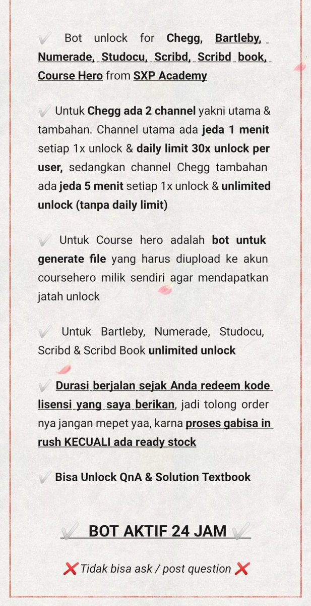 Jual Zoom, Chegg, LINE Coin, Coursehero tweet media