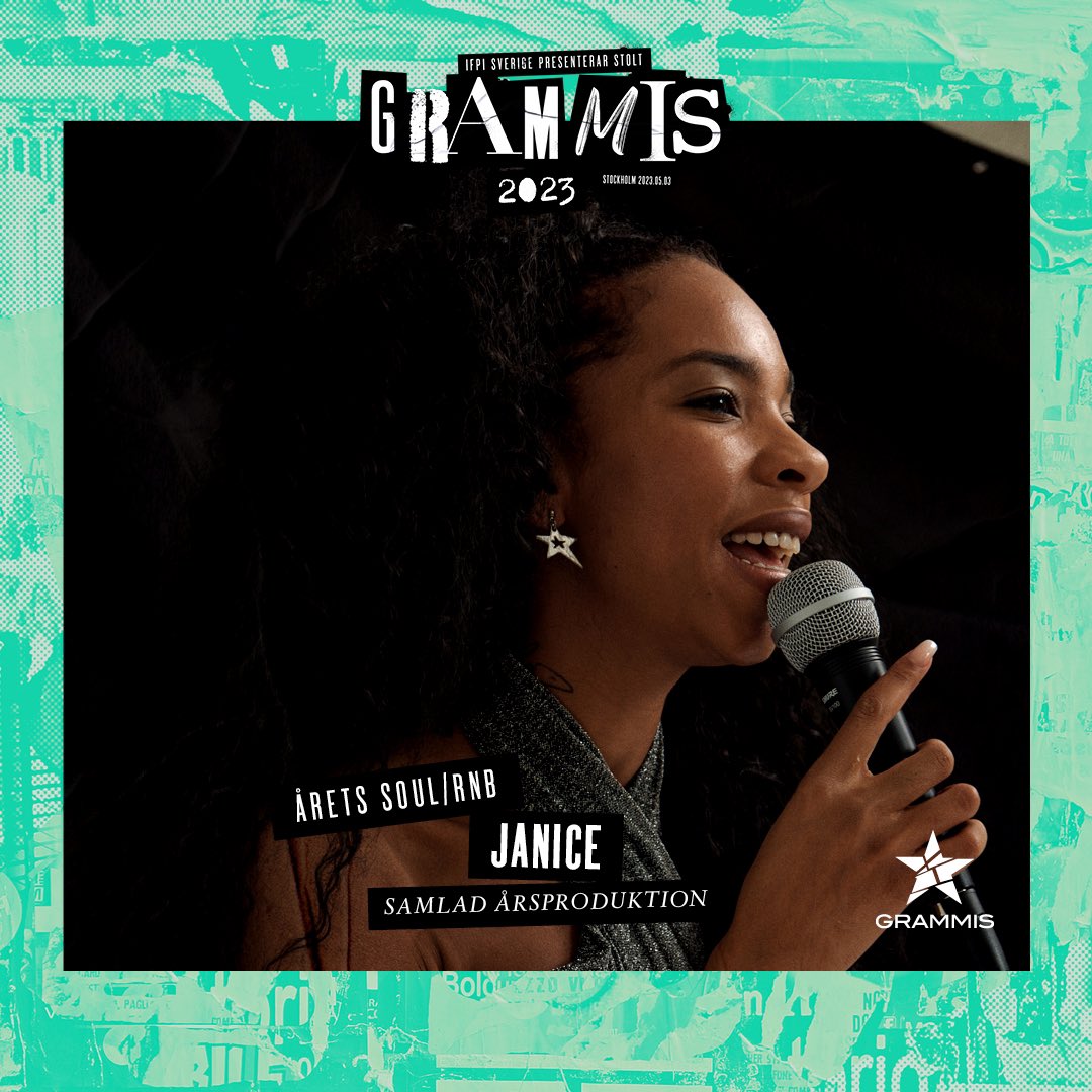 Last year I presented the soul/rnb category on the Swedish Grammy awards and this year I’m nominated 🥹 grateful and speechless ❤️