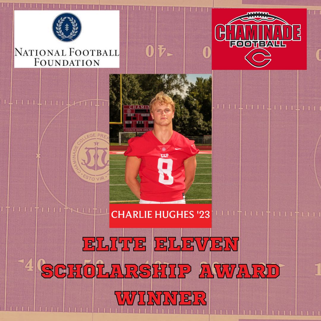 Congratulations to Charlie Hughes '23 for being selected as an Elite-Eleven Scholarship Award Winner! Charlie was chosen from hundreds of applicants for his academic and athletic accomplishments. Congrats, Charlie! #EstoVir
