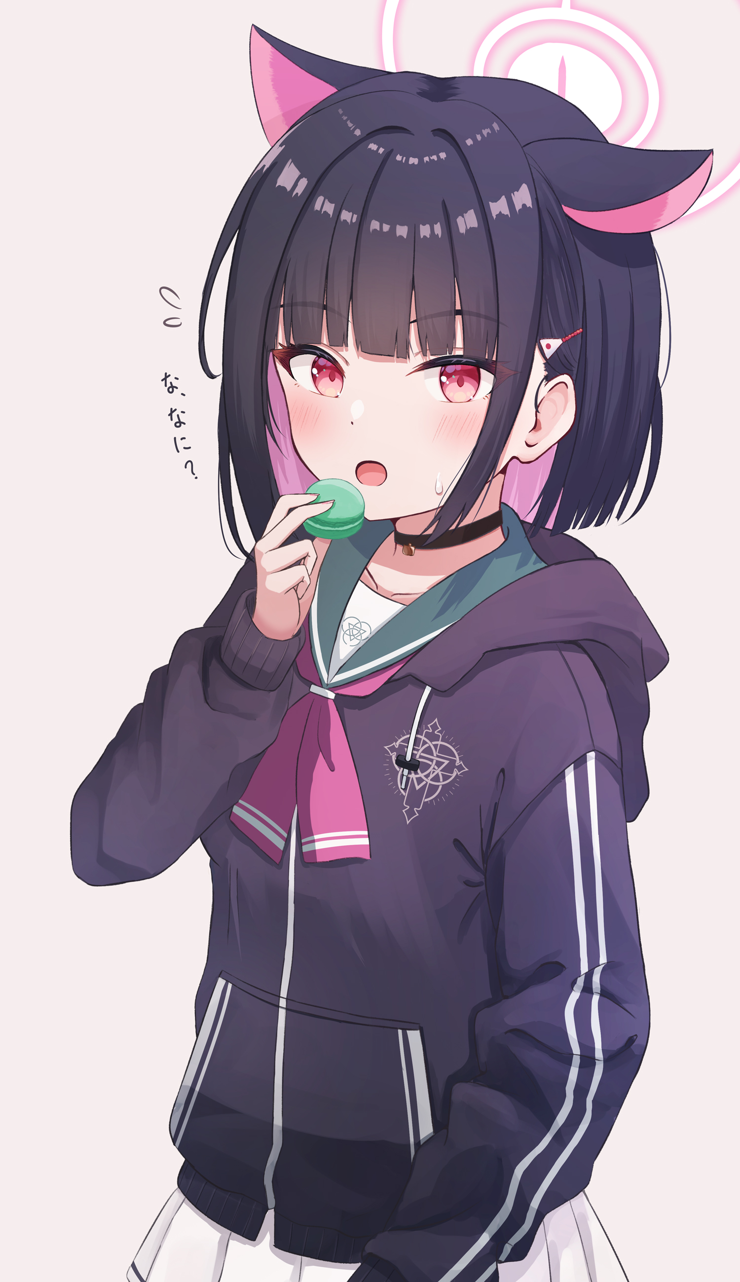 ブルアカ カズサ 手描きイラスト色紙 - メルカリ