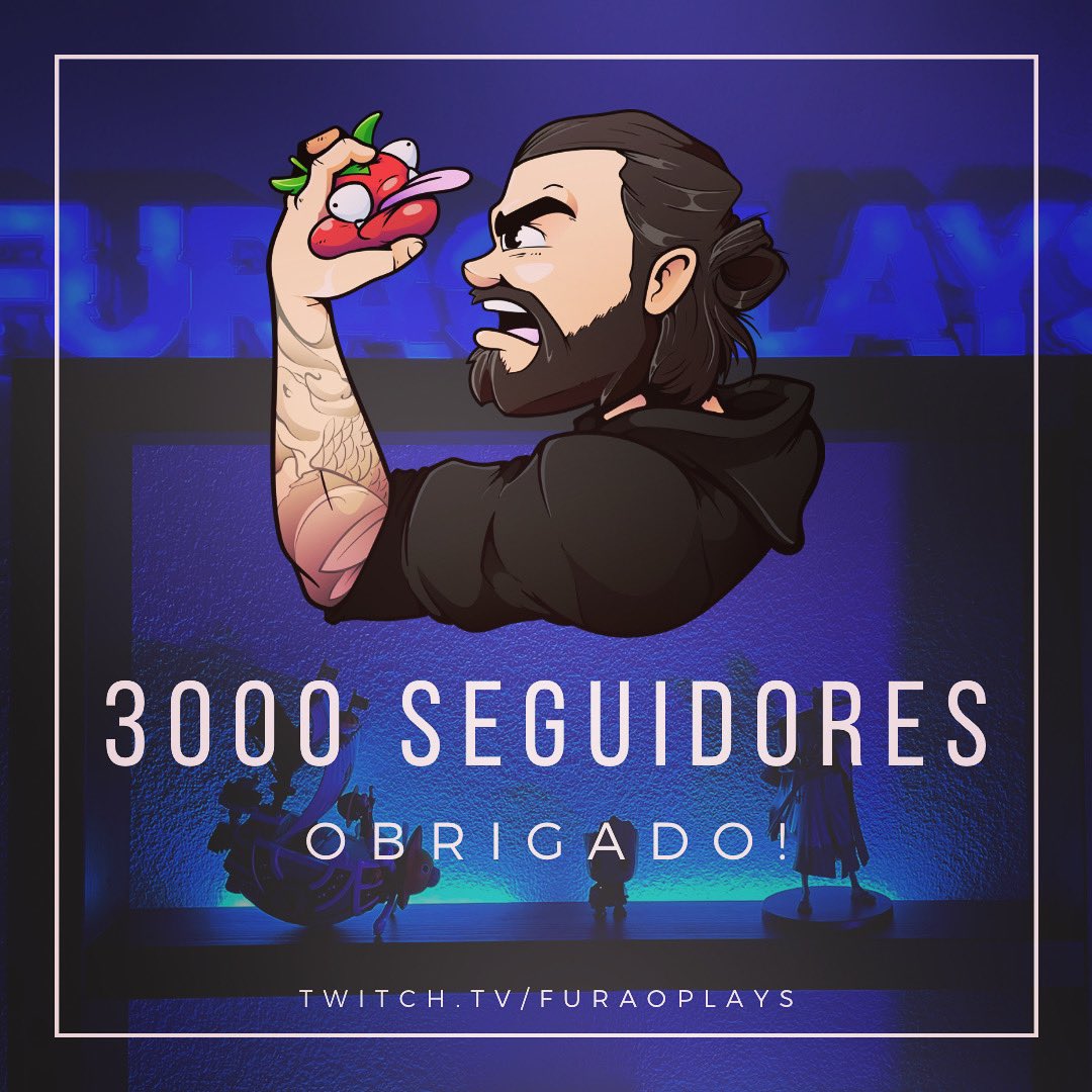 Ufffff mais um patamar! Obrigado a todos que me apoiam ao longo deste tempo todo e que apesar das pausas que tivemos, ainda acreditam e gostam daquilo que eu faço ❤️ Obrigado somos 3000!!! Caral….

#furaoplays #sbaprints #100perdao