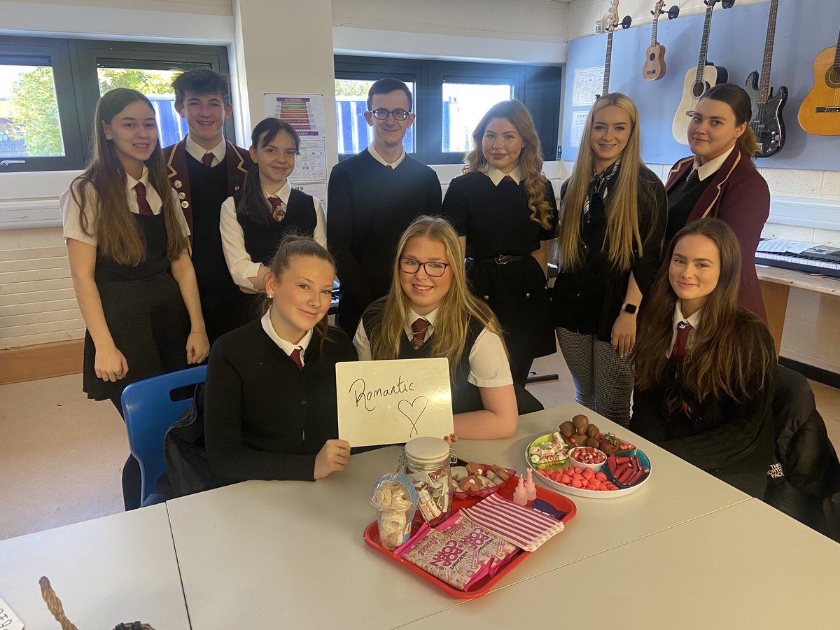 Our first week of “Bring a Board Friday” went down a ‘treat’ with my Ah/H class today… the topics are Musical Eras.. well done team for a delicious snack from the Romantic Era!🍰🍬🍭🍫   <a href="/MusicTaylorHS/">Mrs Sharleen Muir</a> <a href="/TaylorHS1982/">Taylor High School</a> #happystudying #highermusic