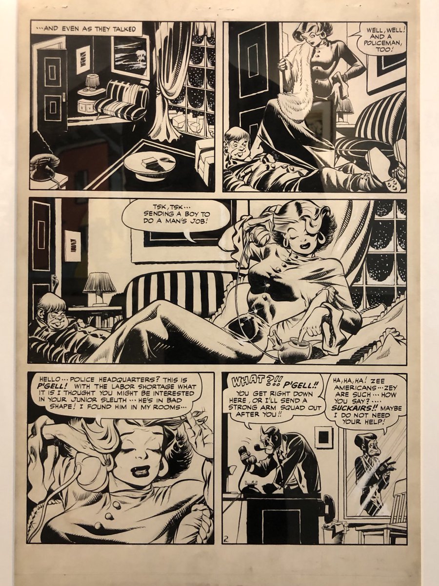 Will Eisner, exposition ⁦@CartoonmuseumB⁩ vernissage ce soir ! 