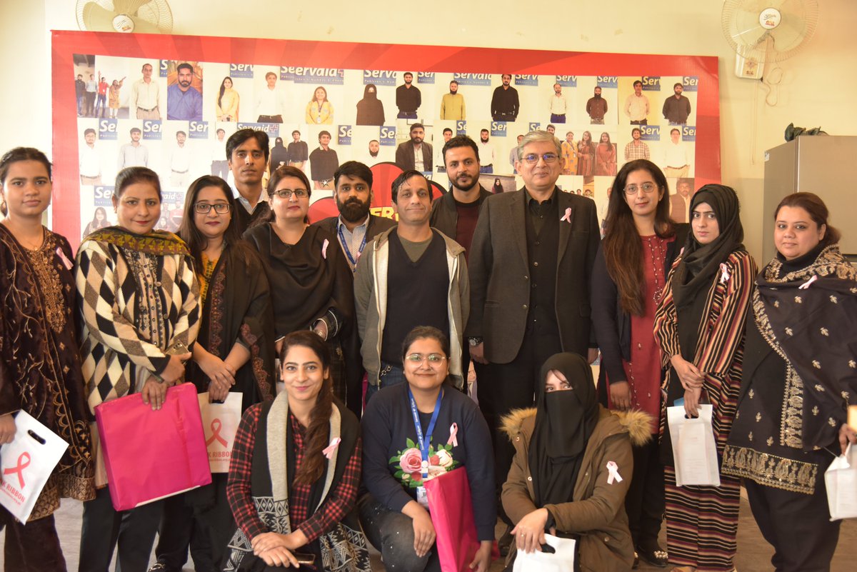 pinkribbonorgpk's tweet photo. Pink Ribbon conducted an awareness session at Servaid Pharmacy head office. Special kits for breast self-examination were also distributed among the staff.
#pinkribbon #breastcancer #awareness #Servaid https://t.co/pfZIStT3eI