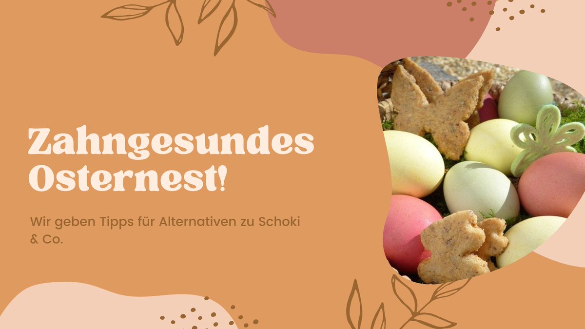 #Ostern steht vor der Tür und wir alle wissen, dass diese Jahreszeit mit süßen Leckereien gefüllt ist. Aber wussten Sie, dass es auch zahngesunde Osterüberraschungen gibt?
Wir geben die nächsten Tage Tipps für ein buntes und zahngesundes Osternest.