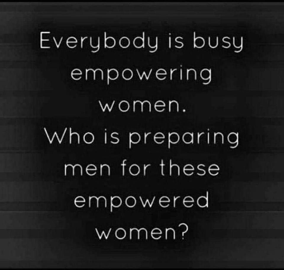 “Everybody is busy empowering women. Who is preparing men for these empowered women”
#عورت_مارچ #WomenEmpowerment