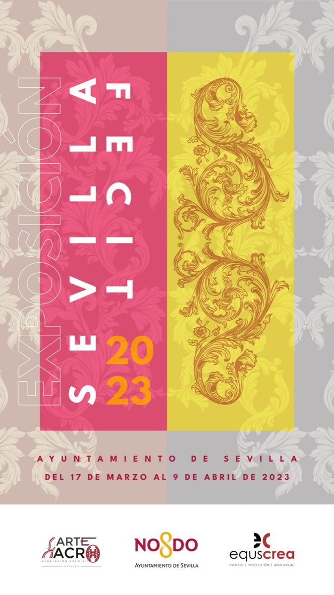 Asociación Gremial de Arte Sacro de Sevilla (@gremioartesacro) on Twitter photo Vuelve a Sevilla el encuentro con los maestros más importantes del mundo del #ArteSacro en la exposición #SevillaFecit23, organizada por <a href="/GremioArteSacro/">Asociación Gremial de Arte Sacro de Sevilla</a> y el <a href="/Ayto_Sevilla/">Ayuntamiento de Sevilla</a>
📆Del 17 de marzo al 9 de abril
📍Ayto. Sevilla - Plaza Nueva, 1
🎟️Entrada libre
#ArteConMayúsculas Vuelve a Sevilla el encuentro con los maestros más importantes del mundo del #ArteSacro en la exposición #SevillaFecit23, organizada por <a href="/GremioArteSacro/">Asociación Gremial de Arte Sacro de Sevilla</a> y el <a href="/Ayto_Sevilla/">Ayuntamiento de Sevilla</a>
📆Del 17 de marzo al 9 de abril
📍Ayto. Sevilla - Plaza Nueva, 1
🎟️Entrada libre
#ArteConMayúsculas