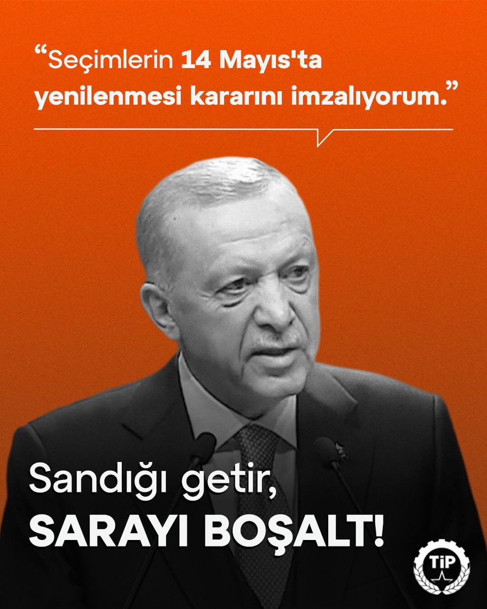 Sarayı boşalt!