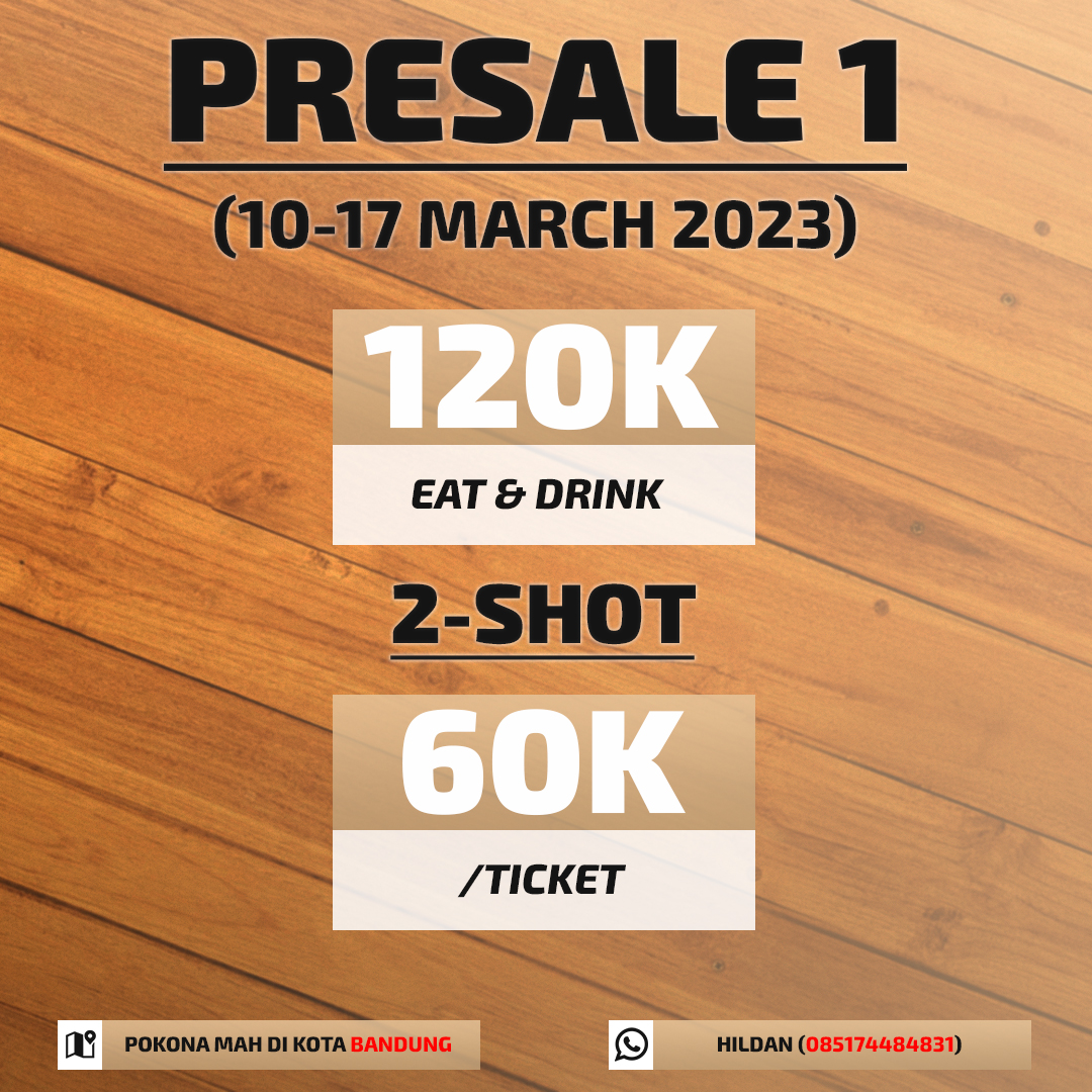Hallo! Ini dia Gstar ke-2 kitaaaa.
Dan berhubung tiket PreSale kita sudah SOLD OUT, Pembukaan Tiket dengan harga PreSale 1 sudah kita buka dengan jumlah kuota Terbatas.
Jadi segera amanin tiketnya sebelum kehabisan!