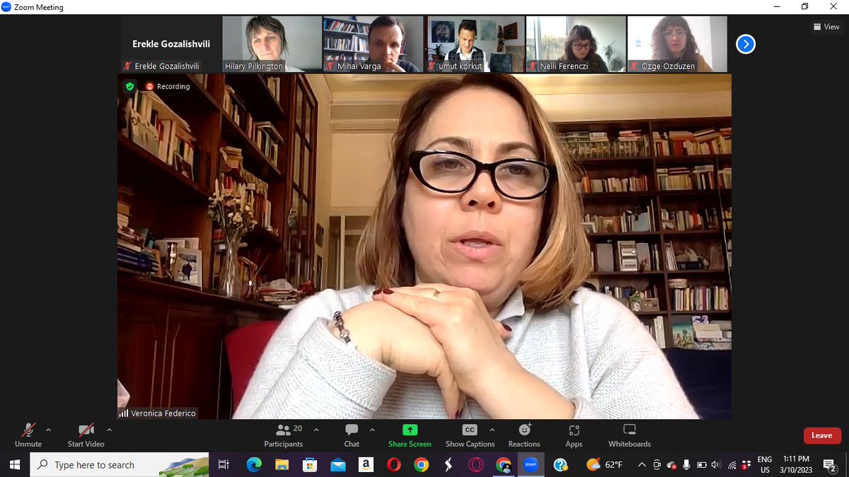 DRadProject's tweet photo. Prof. Hilary Pilkington's lecture continued with Q&A Session. We would like to thank professor for a very interesting & productive lecture. Also, we would like to thank our audience for attending & active participation in discussion! #DRadproject @nelliferenczi @UNI_FIRENZE https://t.co/j5rLd588X4