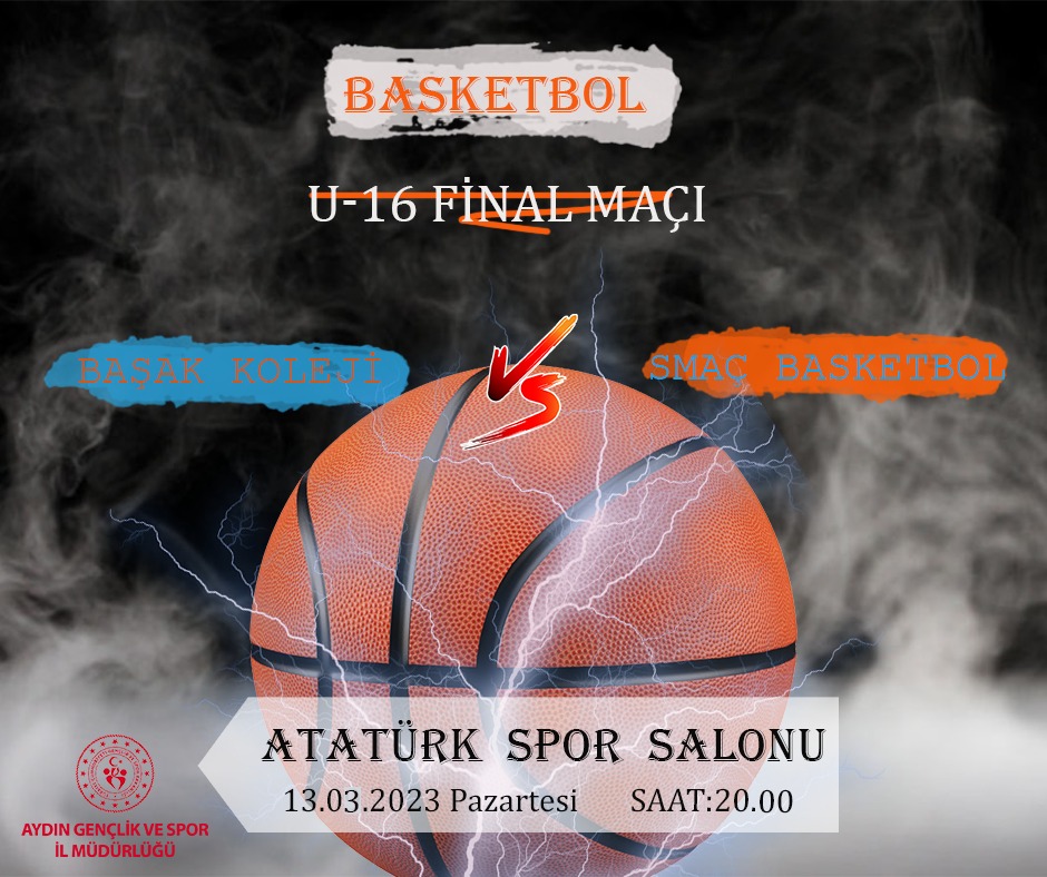 Maç saatinde buluşalım🤝

Atatürk Spor Salonumuz da 13 Mart 2023 Pazartesi günü oynanacak U-16 Basketbol final maçı kaçmaz.🏀⚡

En heyecanlı spor karşılaşmaları için takipte kalın.👥🥳
