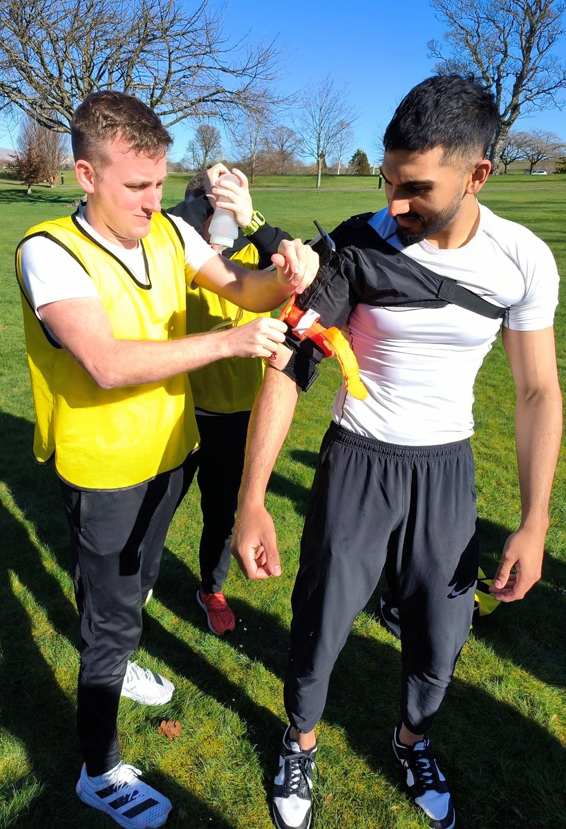 PSOSCollege's tweet image. Tourniquets, chest seals and compressed gauze are essential pieces of Police officers' equipment.  Today students from Course 04/22 learnt about using these effectively when dealing with life-threatening injuries. #StopTheBleed #LifeOfAProbationer