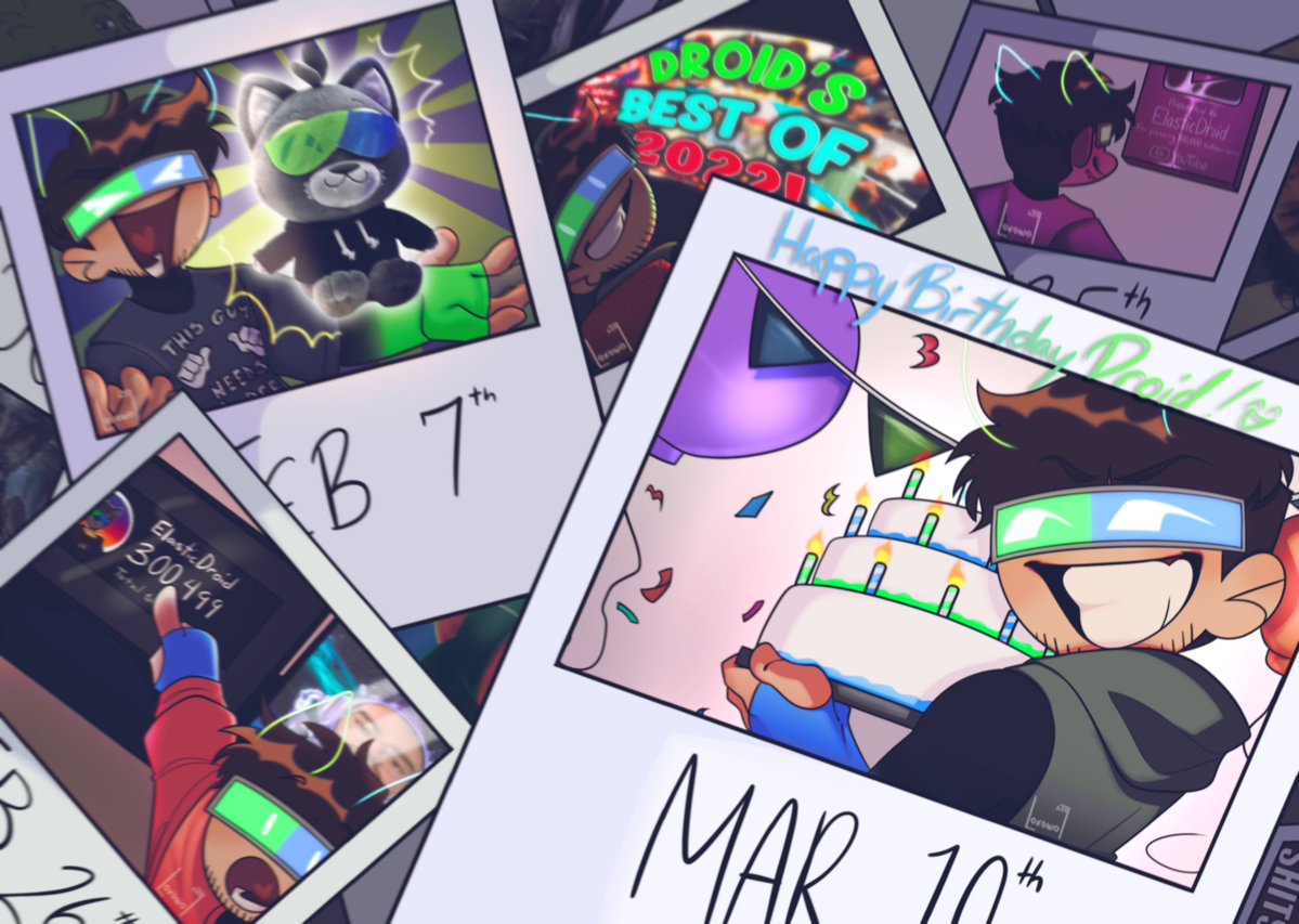 πox .α π₯ art π on Twitter "Happy Birthday to ElasticDroid ) . .