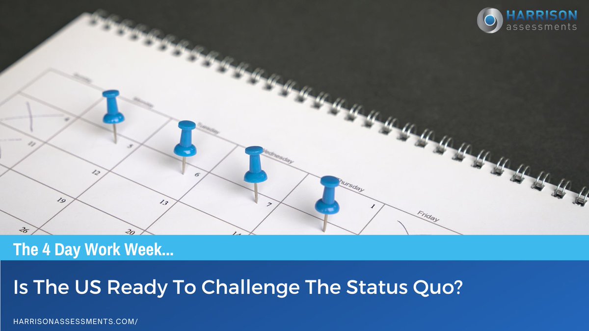 Harrison_HAI's tweet photo. Is the US ready for the 4 day work week? The UK saw improved productivity, higher employee morale and a better work-life balance. Employers and employees alike are reaping the benefits of this forward-thinking policy. #4dayworkweek #success #worklifebalance" https://t.co/vBFSBW3AXX