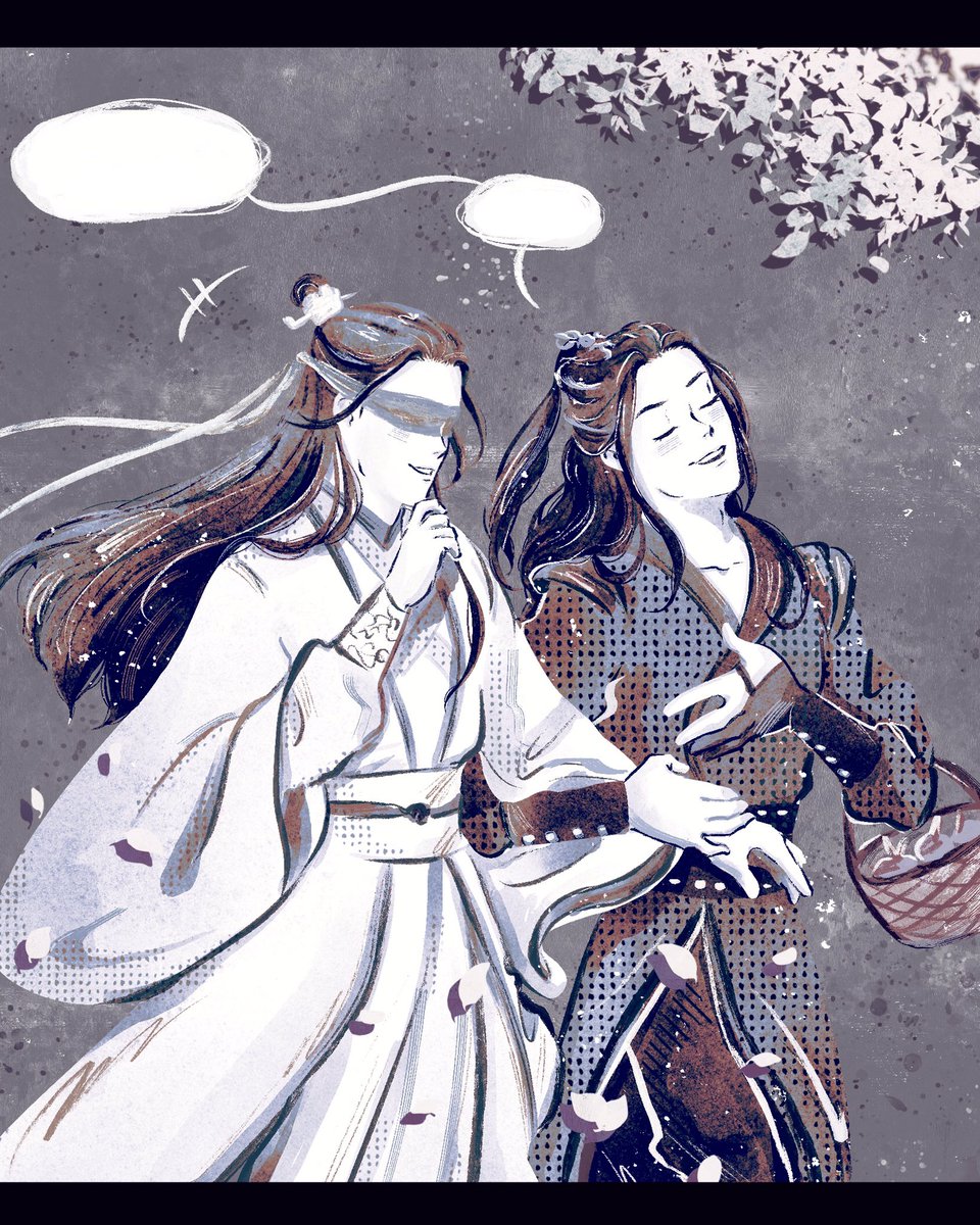 It was a happy time

commission for @/ccnchas 
#sairusb #mdzs 
#xiaoxue #xuexiao
