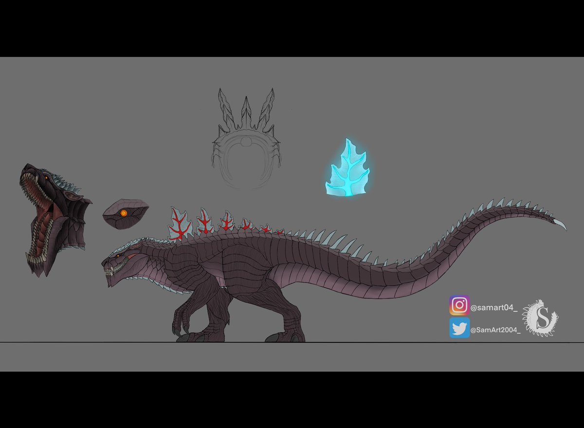 SamArt2004_'s tweet image. Singular Point Zilla design that I made while trying to stay loyal to Singular Point’s design philosophy