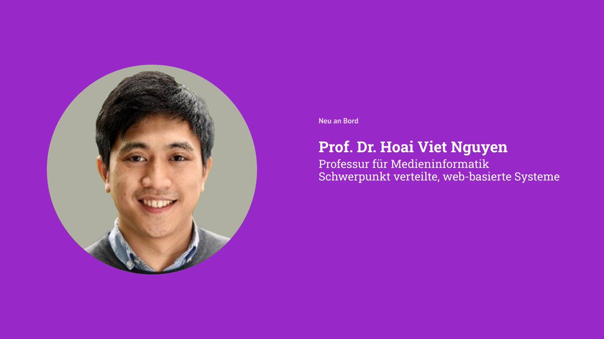Neu an Bord in der MI: Prof. Dr. Hoai Viet Nguyen // Herzlich Willkommen! // Hier ein kleines Kennenlernvideo.

youtube.com/watch?v=wZw0XC…

<a href="/hvnguyen86/">Hoai Viet Nguyen</a> @th_koeln