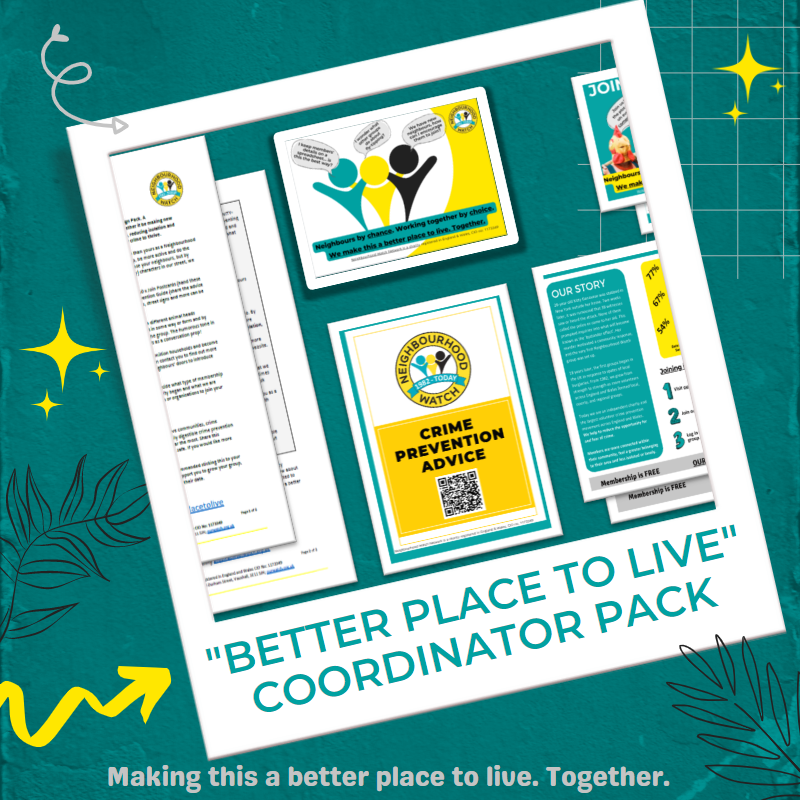 N_Watch's tweet photo. Calling all Neighbourhood Watch groups 📣📣  Want to rejuvenate your group or invite more people? We have just what you need ... a Coordinator Pack that will help you to kickstart your group. Have a look 👀  ➡️ https://t.co/5VsH8IegYI  and order yours today! #BetterPlaceToLive https://t.co/vkE9LadxNW