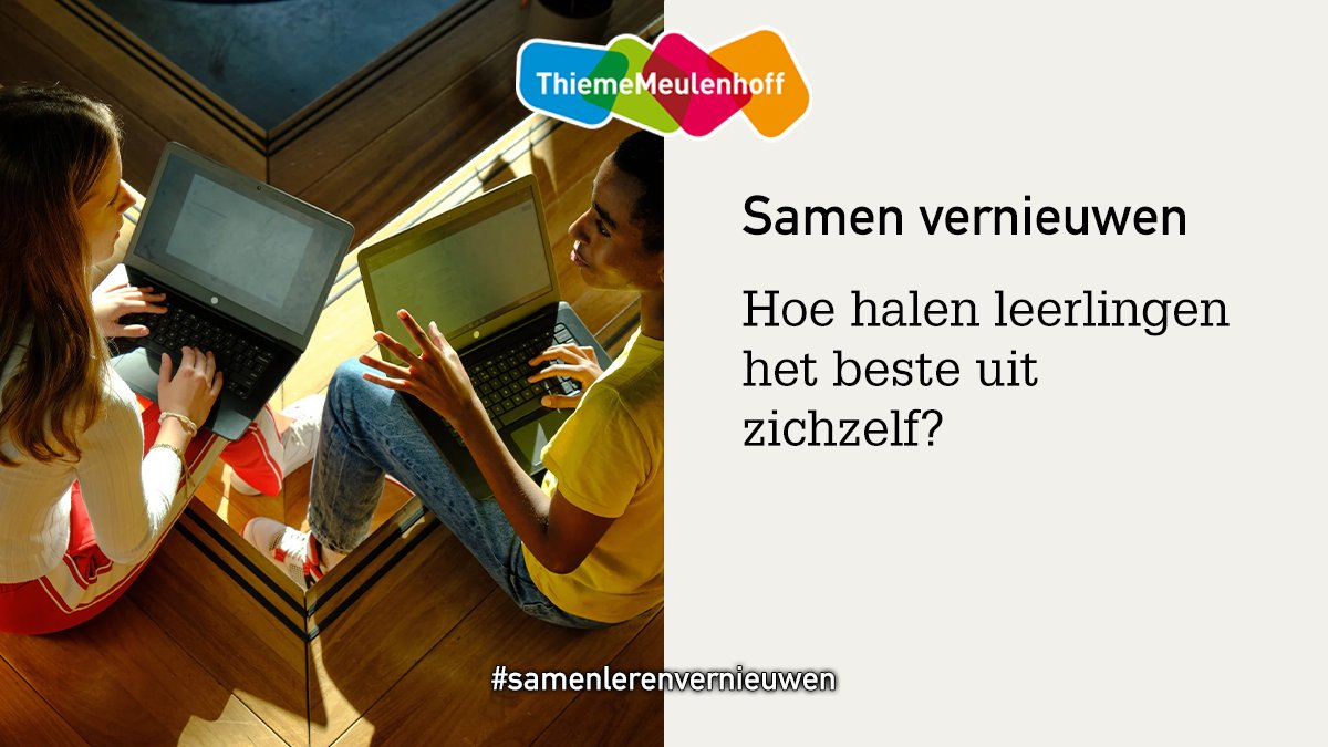 Door slim te innoveren maken we persoonlijk en passend leren mogelijk. Voor elk niveau en elke manier van leren. Qua inhoud en qua vorm. Zodat iedere leerling zijn of haar top kan bereiken. 

Bekijk al onze lesmethodes 👉 thiememeulenhoff.nl

#samenlerenvernieuwen