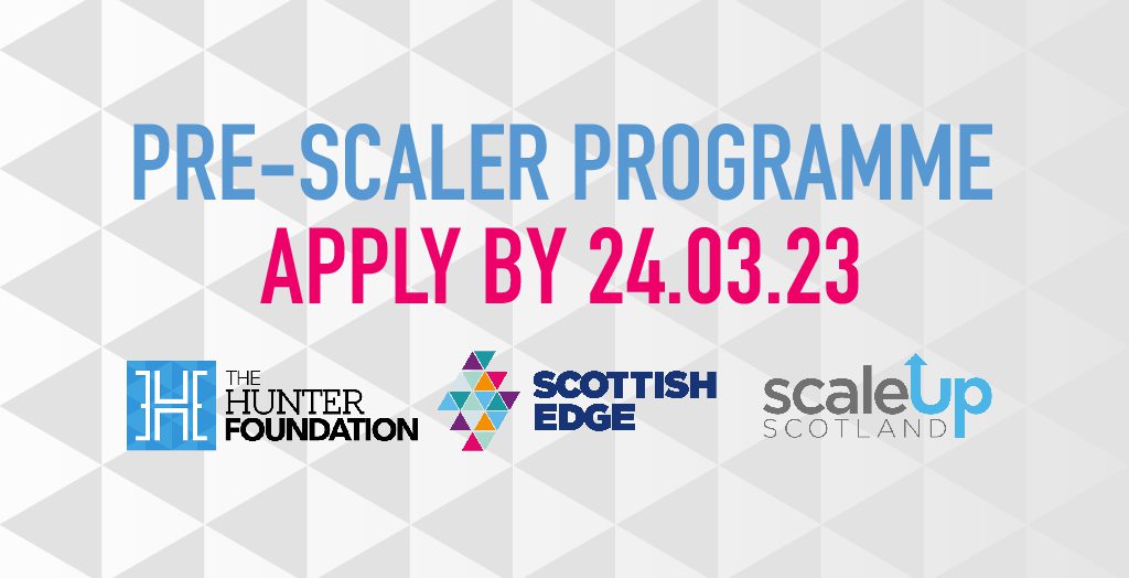 TheHunterFoundation (@thunterf) on Twitter photo 3 DAYS TO GO! Apply for our Pre-Scaler programme, delivered in partnership with <a href="/ScottishEDGE/">Scottish EDGE</a>. By entrepreneurs for entrepreneurs - perfect to help you scale up. More info: scaleupscotland.co.uk APPLY NOW! at scaleup@thehunterfoundation.co.uk before 24 March! <a href="/SirTomhunter/">Sir Tom hunter</a> 3 DAYS TO GO! Apply for our Pre-Scaler programme, delivered in partnership with <a href="/ScottishEDGE/">Scottish EDGE</a>. By entrepreneurs for entrepreneurs - perfect to help you scale up. More info: scaleupscotland.co.uk APPLY NOW! at scaleup@thehunterfoundation.co.uk before 24 March! <a href="/SirTomhunter/">Sir Tom hunter</a>