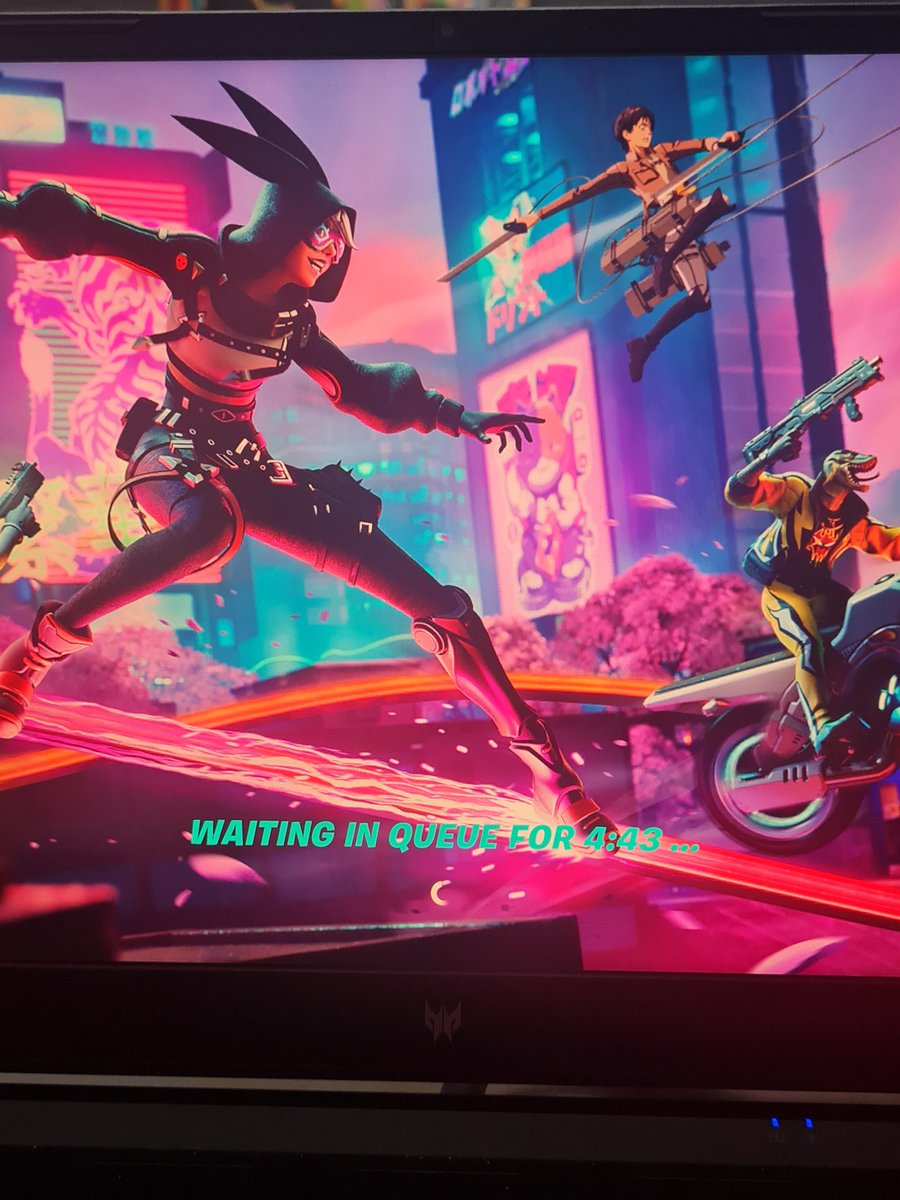 BasicallyPlays's tweet photo. Queued though 😒

#FortniteChapter4Season2 #Fortnite #fortniteupdate https://t.co/blX5U4sQCc