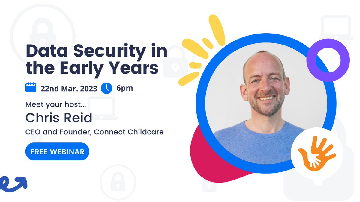 AmyAllard24's tweet photo. 💻 'Data Security in the Early Years' is an upcoming #webinar, hosted by @Connect_Group, and is a great event for #NurseryManagers to learn about this (often dry) topic in a jargon-free and engaging way! 

https://t.co/h8DZzJ8gdr

#EarlyYears https://t.co/Nz2LudAyL9