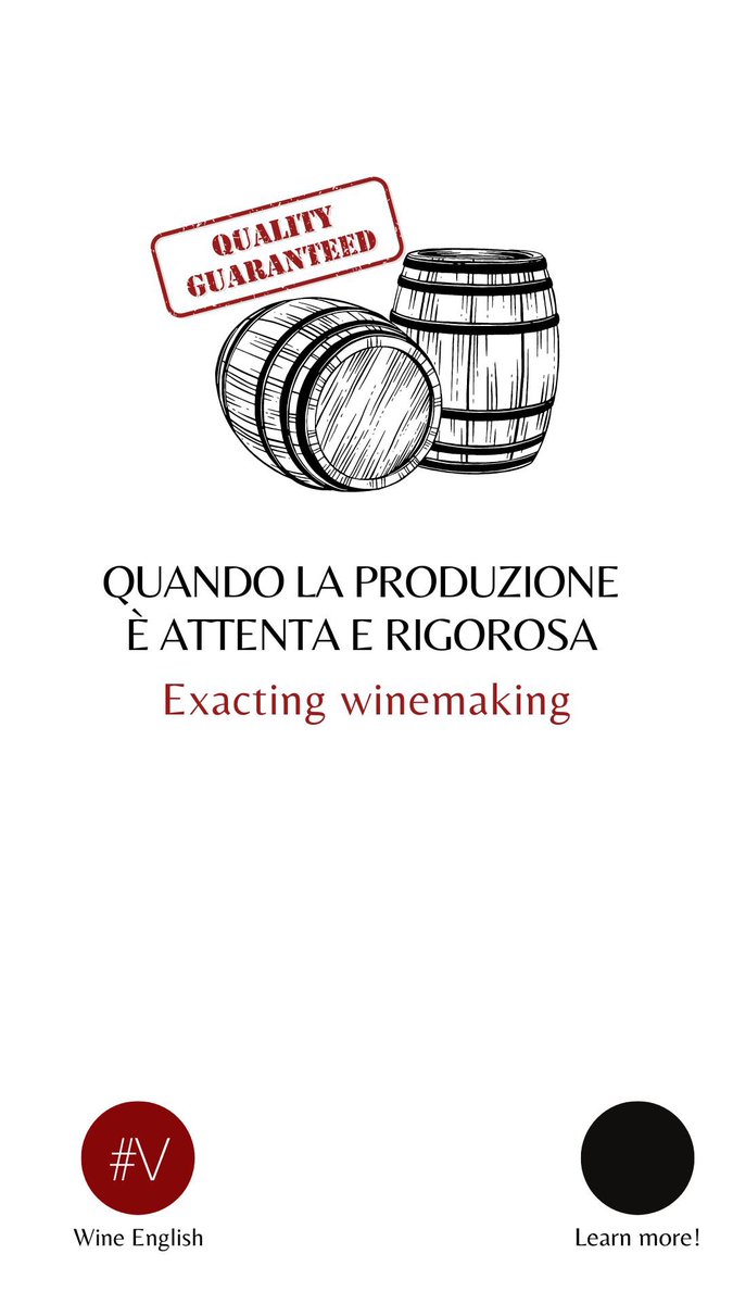[ #Winespeak ] - with #tagVINO
Pronuncia: /ɪɡˈzæk.tɪŋ/.

Per approfondire la terminologia tecnica del vino in lingua inglese from soil to palate: 👉🏻 amzn.to/31OjuS4

#vino #sommelier #vinificazione #cantina #vinoitaliano #enologo #sangiovese #nebbiolo #primitivo #barolo