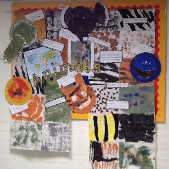 NurseryAPS's tweet photo. We have been looking at different animal prints and patterns in our Nursery.
Each child chose an animal and decorated their own square using a variety of different techniques; paint, print and collage.
can you guess which animals have been represented? https://t.co/92v9ISZcn2