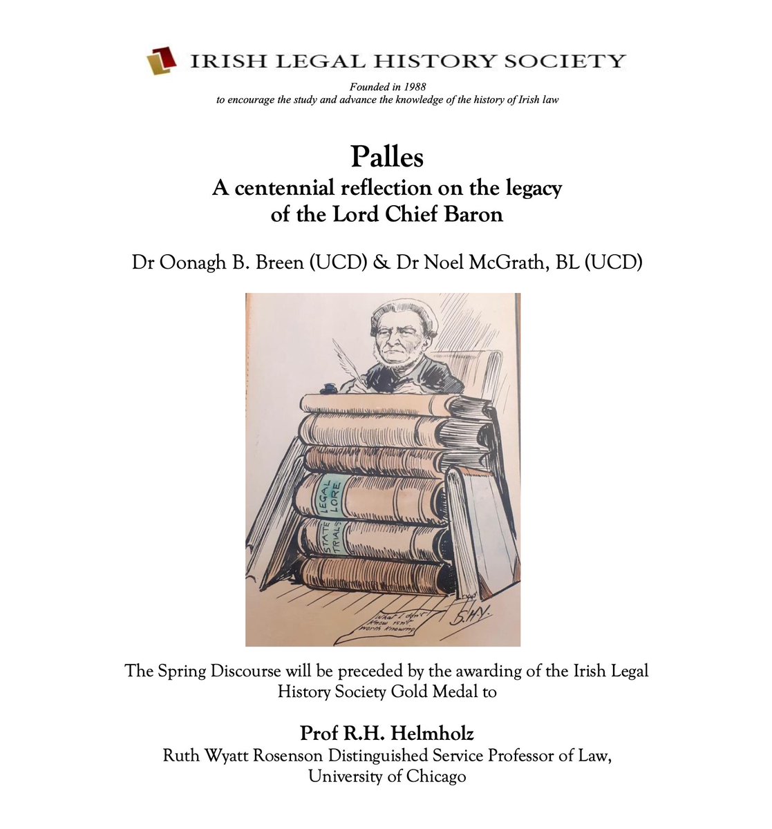 Can't wait for the <a href="/IrLegalHist/">Irish Legal History</a> events this evening <a href="/MarshsLibrary/">Marsh's Library</a> 

Due to the popularity of the event, we are already at capacity in terms of space, but I will tweet regularly from the event.

<a href="/FourCourtsPress/">Four Courts Press</a> <a href="/UCDLawSchool/">UCD Sutherland School of Law</a> <a href="/UCDLibrary/">UCD Library</a> <a href="/dublindiocese/">Archdiocese of Dublin</a> <a href="/UChicagoLaw/">UChicago Law School</a>