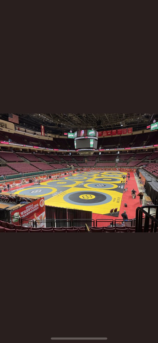 Another great example of what a High School State Tournament venue should looks like