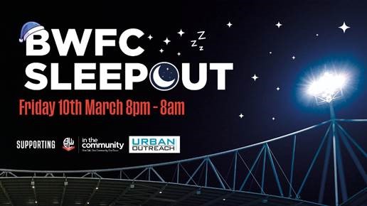 😴 There's still time to support Bolton College's Sally Gregson as she participates in the #BWFCSleepout tonight! 😴
Sally will join local community members as they raise funds for @UrbanOutreachUK and @OfficialBWITC. 
To sponsor Sally, please visit: bit.ly/sally-bwfc