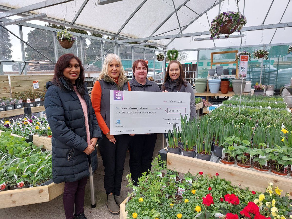 CThurles's tweet photo. Thanks to all the staff in our Cashel branch and everyone who supported our recent coffee morning in aid of South Tipperary Hospice. We are thrilled to announce we raised €1670 for the hospice! https://t.co/51zDz7TkxM
