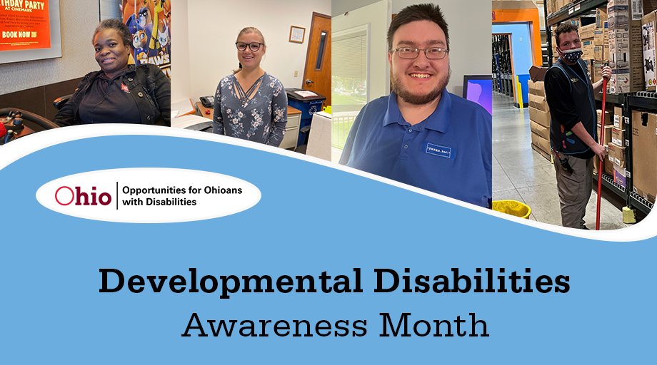 OhioOOD's tweet image. March is Developmental Disabilities Awareness Month! We celebrate Ohioans with developmental disabilities and encourage inclusion of all. 💙 

@DODDohio #DDAwareness2023  #DDAM2023