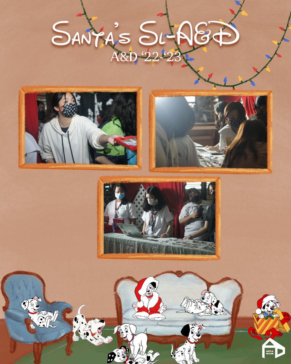 AD_SPCP's tweet image. Thank you to the Production Team, Arts &amp;amp; Design students; our Track Representatives Ayra Atanacio &amp;amp; Bianca De Jesus; and those who supported us in this ADventure ! ❤️

This is SANTA&apos;S SL-A&amp;amp;D S.Y. 2022-223 🎅

#ChristmasInOurHeARTS #JoinOurDisneyADventures 

🎨: Carmela Ong